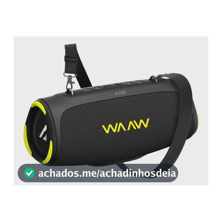 Caixa De Som Waaw Boom 110 Bluetooth 40w Portátil Ipx7