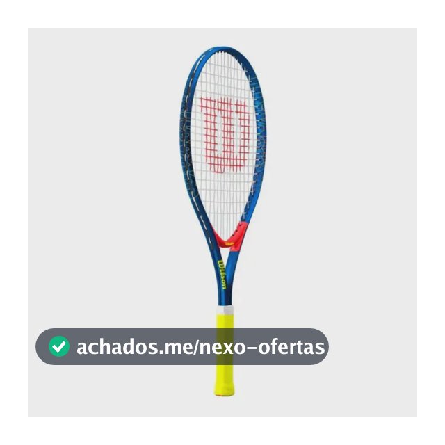 Raquete de Tênis Wilson US Open Júnior 25" para Iniciante - Azul