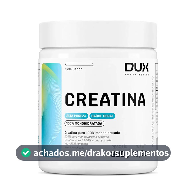 Creatina Dux Nutrition em pó Sem sabor x 300g
