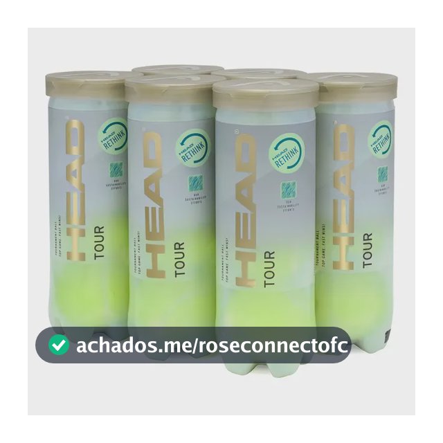 Bola De Tênis Head Tour Kit Com 06 Tubos
