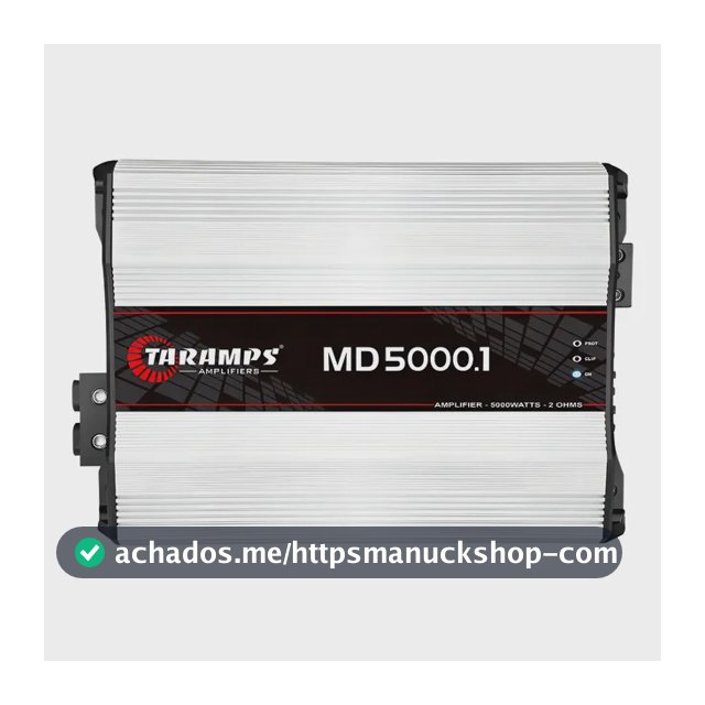 Modulo Taramps Md 5000 2 Ohms 5000w Amplificador 5000 Som Au Branco