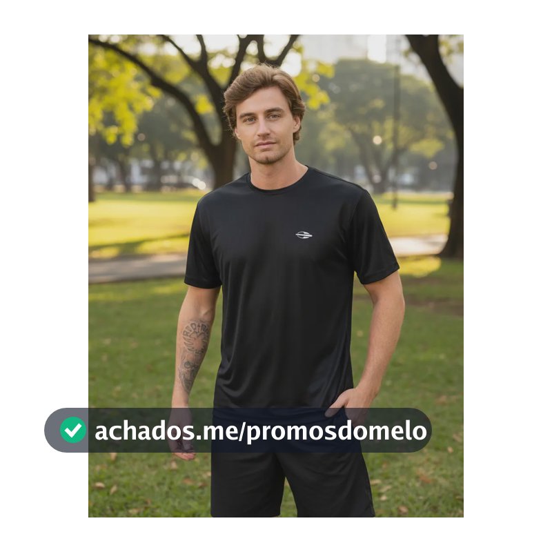Camiseta Esportiva Masculina Mormaii Dry Helanca Preto Lisa Xg