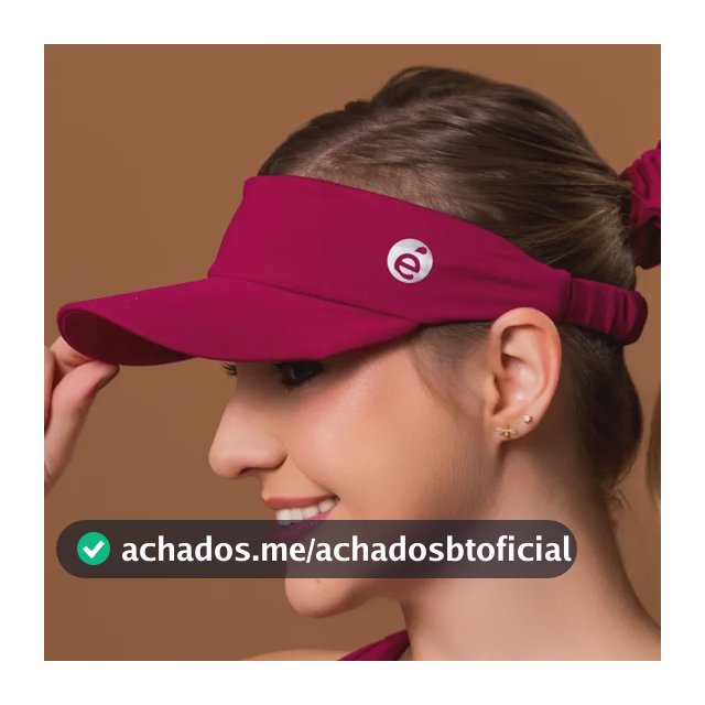 Kit Viseira De Praia + Scrunchie Esporte Beach Tênnis Vôlei
