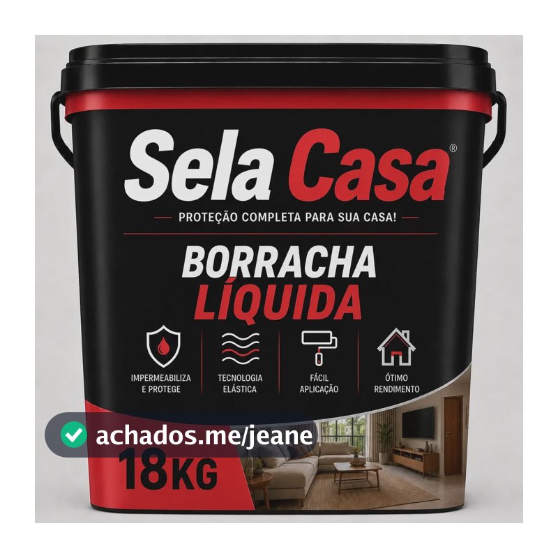 Borracha Líquida 18kg Proteção Total Contra Infiltrações