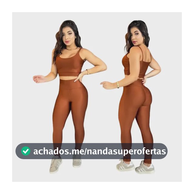 Top Com Calça Academia Feminino Fitness Legging Conjunto