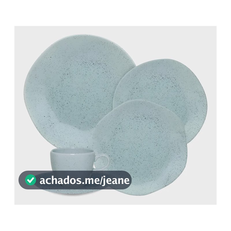 Aparelho De Jantar/chá 20 Pçs Blue Bay Oxford