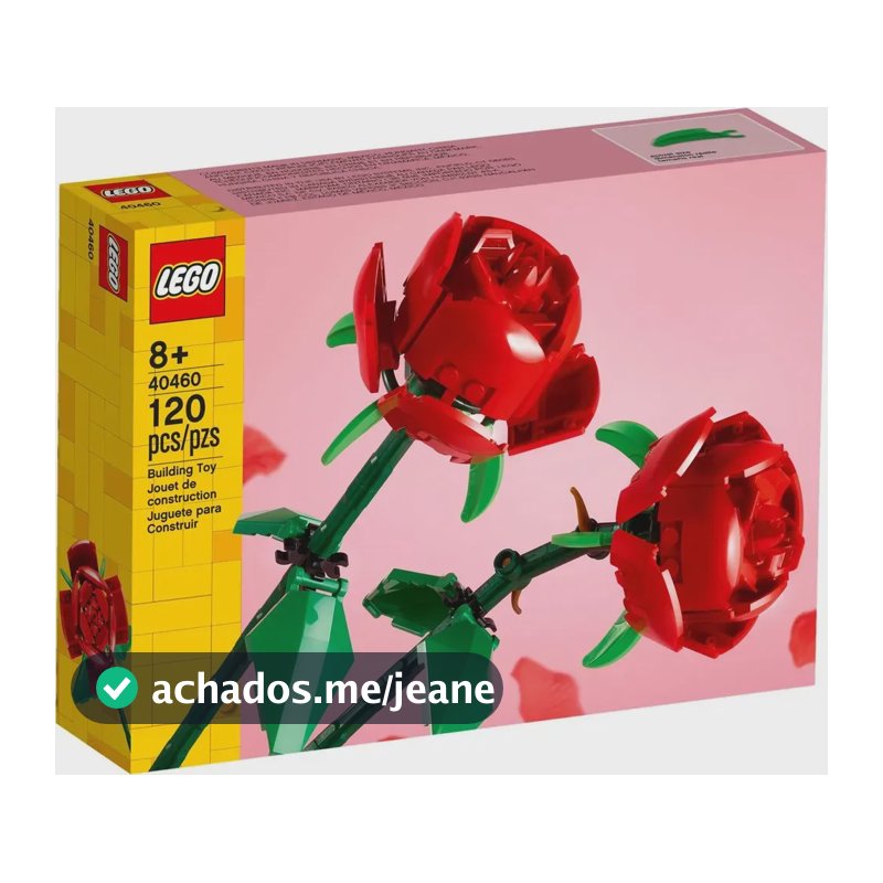 Lego Botanica Rosas 40460 De 120 Peças 120 Rosas