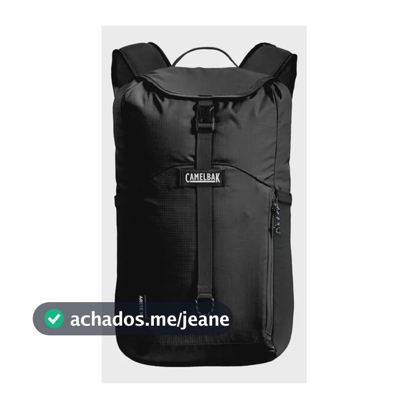 Mochila De Hidratação Arete Terra 18l Preta - Camelbak