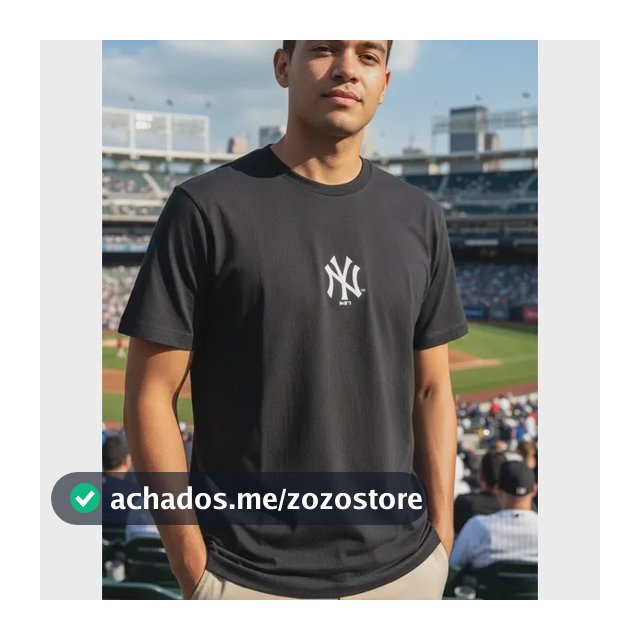 Camiseta New Era New York Yankees Preto