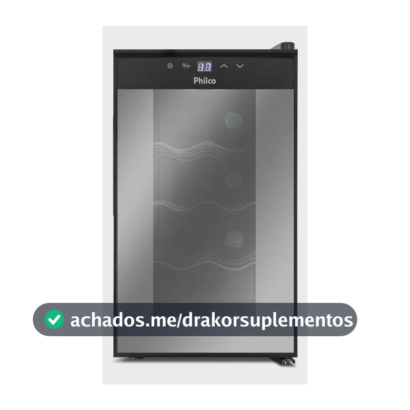 Adega Pad8 Display Eletrônico 8 Garrafas Philco