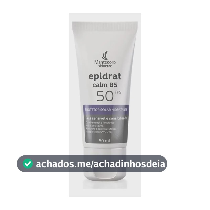 Protetor Solar Epidrat Calm B5 FPS 50 de 50 mL Pele Sensível