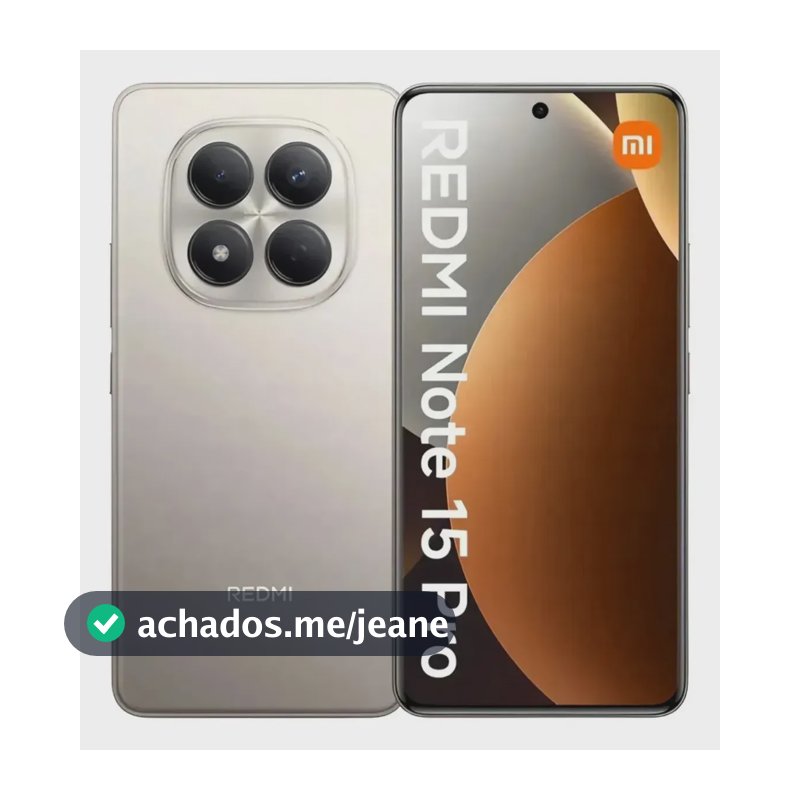 Redmi Note 15 Pro 4g 256gb 8gb Ram Cinza