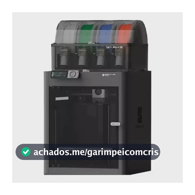 Impressora 3d Bambu Lab P1s Combo Ams Cinza-escuro