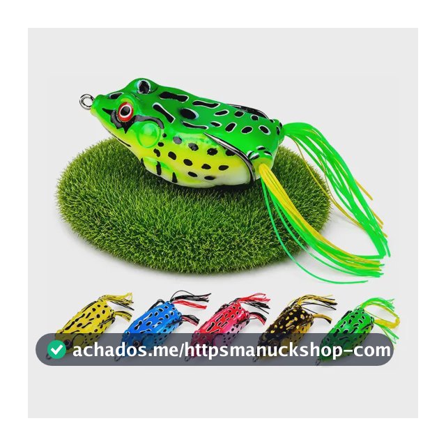 Kit 5 Iscas Frog Sapo Sortidas Anti Enrosco Predadores