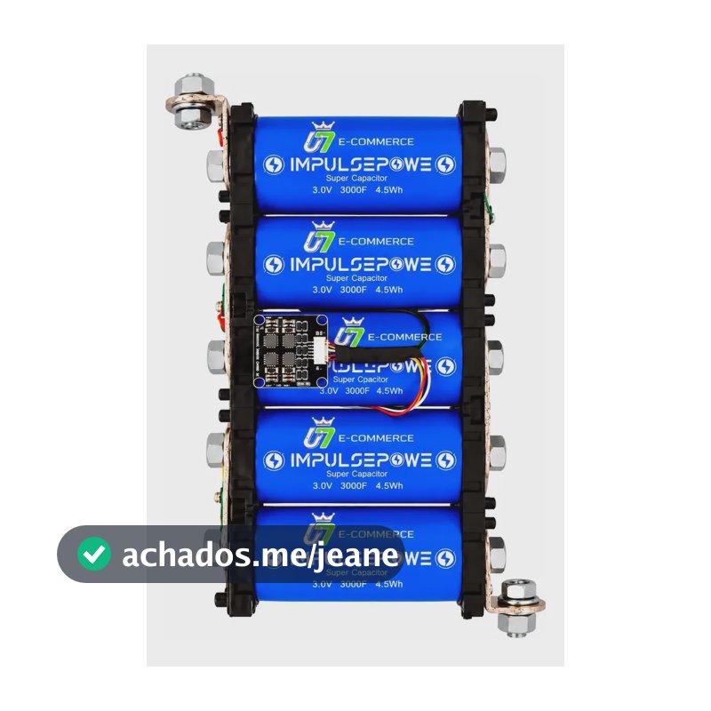 Mega Capacitor 15v 6000cca Som Automotivo Pack 5 Células