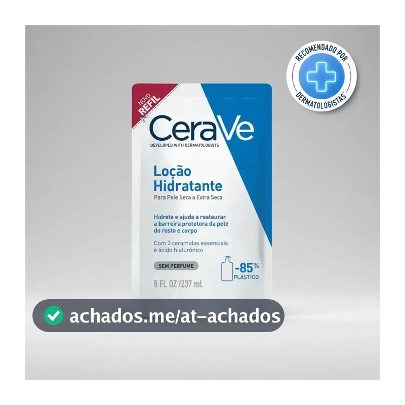 Loção Hidratante Para Pele Seca A Extra Seca Refil 237ml Cerave