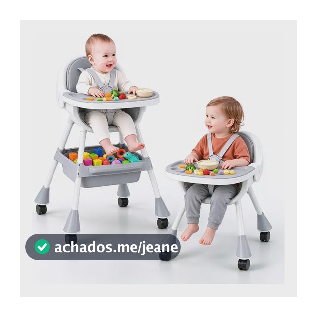 Cadeira Alimentação Bebê Segura Confortável Ajustável 3 Em 1