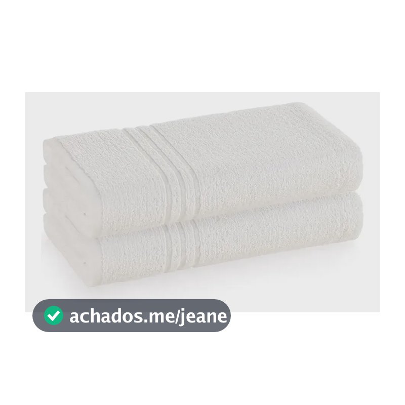Kit 2 Toalhas Banhão Onix 400 Gr Hotelaria Karsten Branco Lisa