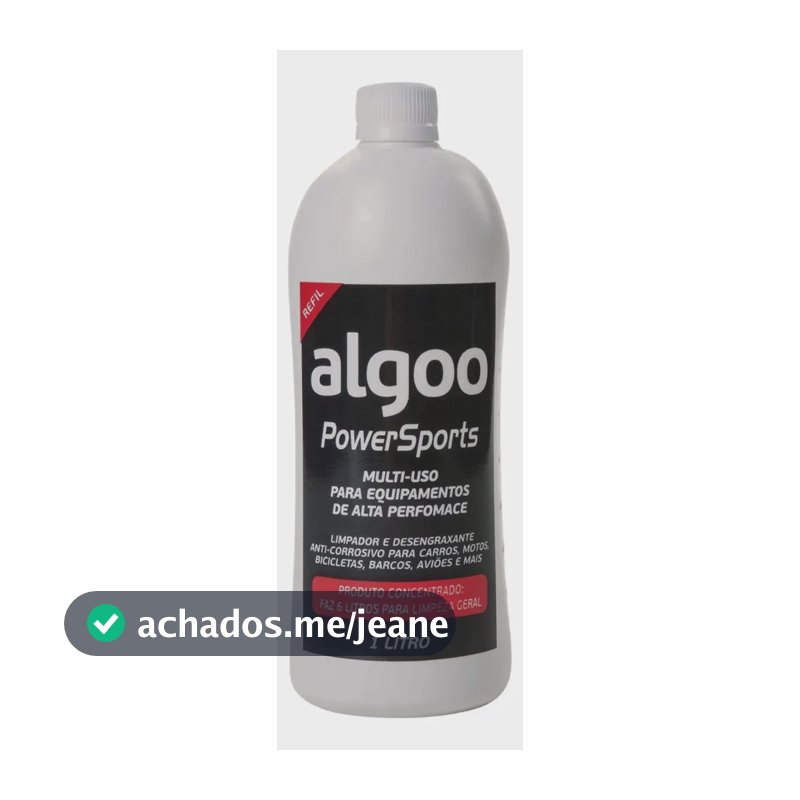 Desengraxante Bike Algoo Powersports 1 Litro Concentrado Transparente