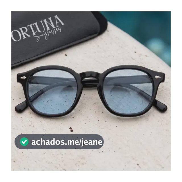 Óculos De Sol Redondo Premium Flexivel Old Money Original