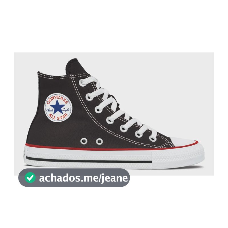 Tênis Converse All Star Cano Alto Lona - Diversas Cores + Nf Preto 40 Br
