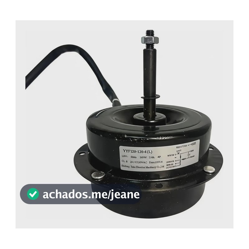 Motor + Capacitor Para Climatizador Com Rotação Anti-horário 110v