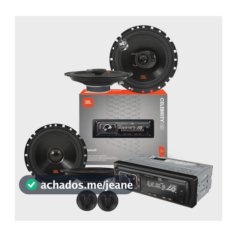 Aparelho Som Jbl Celebrity 150 + 4 Alto Falantes 2 Tweetes Kit 2 Vias / 6 Polegadas