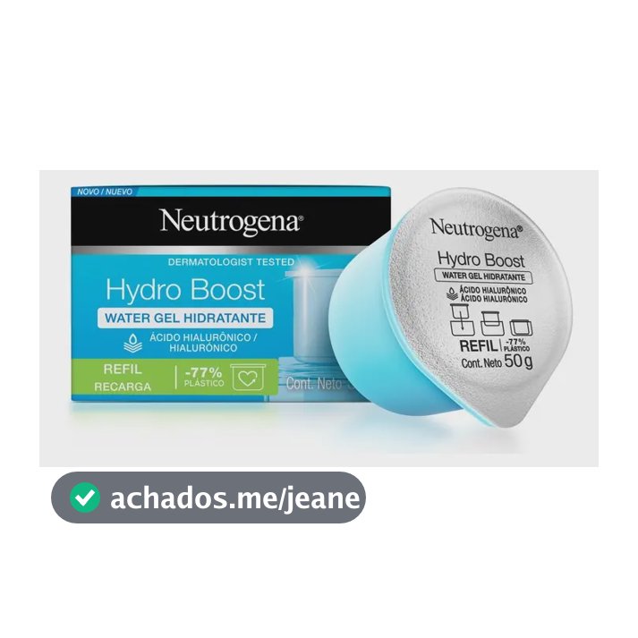Refil Neutrogena Hb Water Gel 50g Todo Tipo De Pele Dia/noite