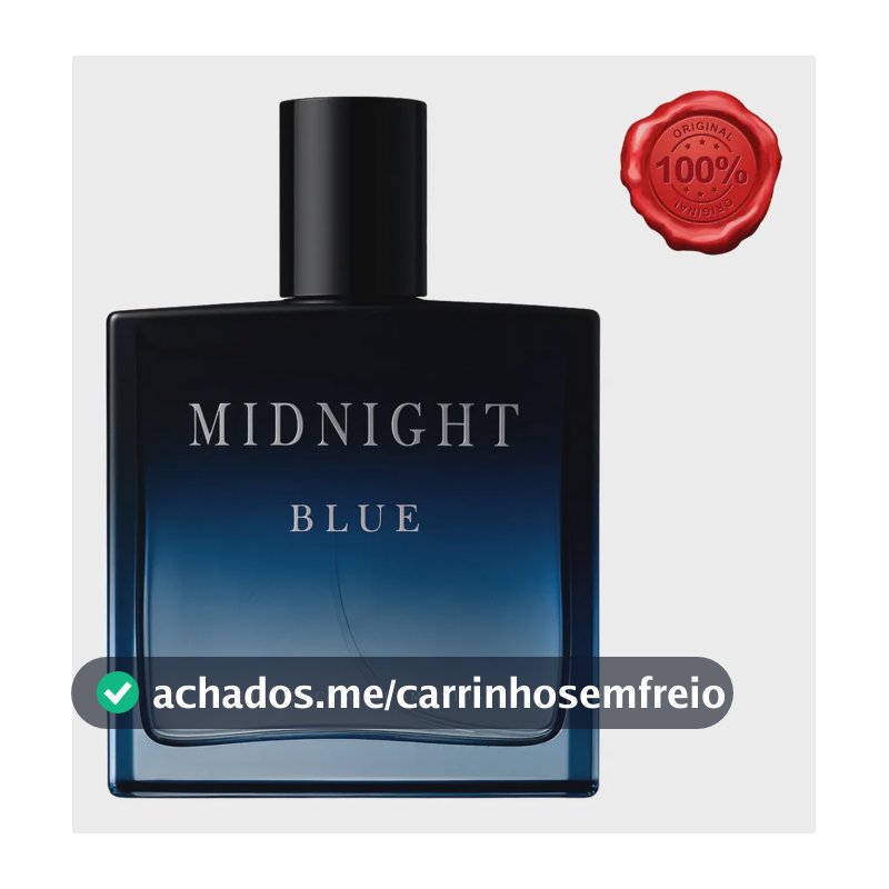 Perfume Masculino Premium Midnight Blue 100ml Original Árabe