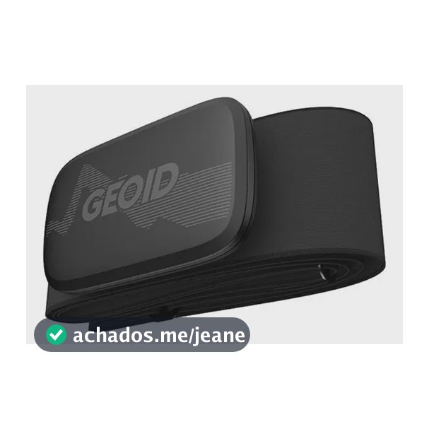 Cinta Cardíaca Geoid Ant + Bluetooth Bike Corrida Monitor Cor Preto