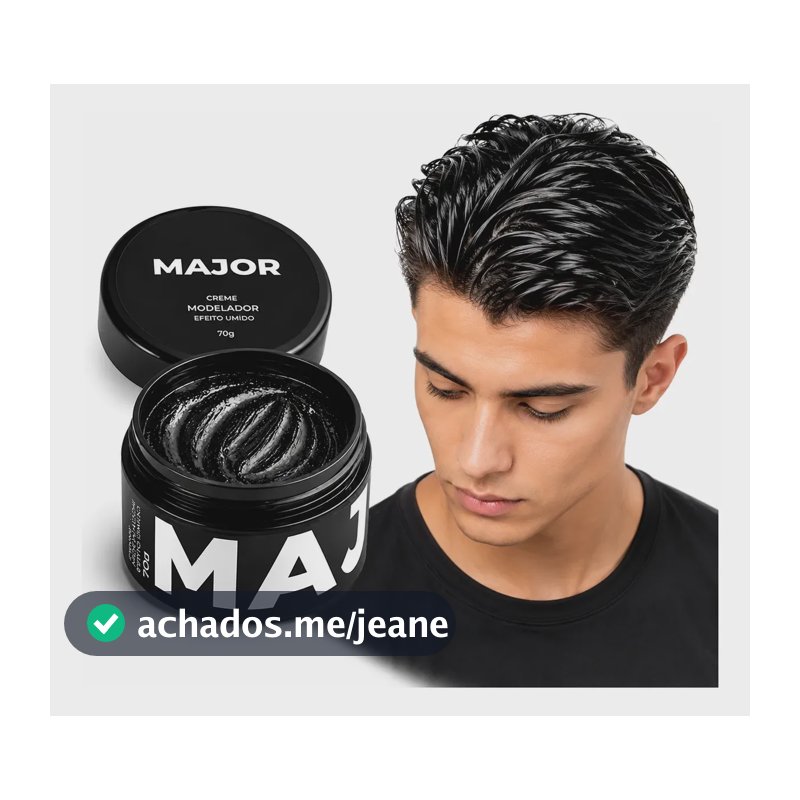 Pomada Efeito Molhado Cabelo Fixa Profissional Masculina