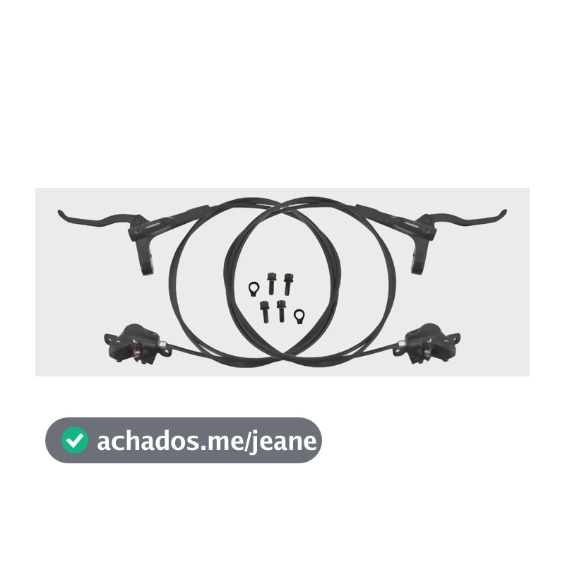 Par Freio Disco Hidráulico Shimano Altus Mt200 2018 New M315