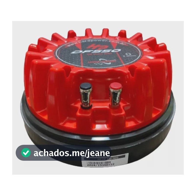 Driver Fenolico Hard Power Hp Df 550 160w Rms 8ohms Vermelho