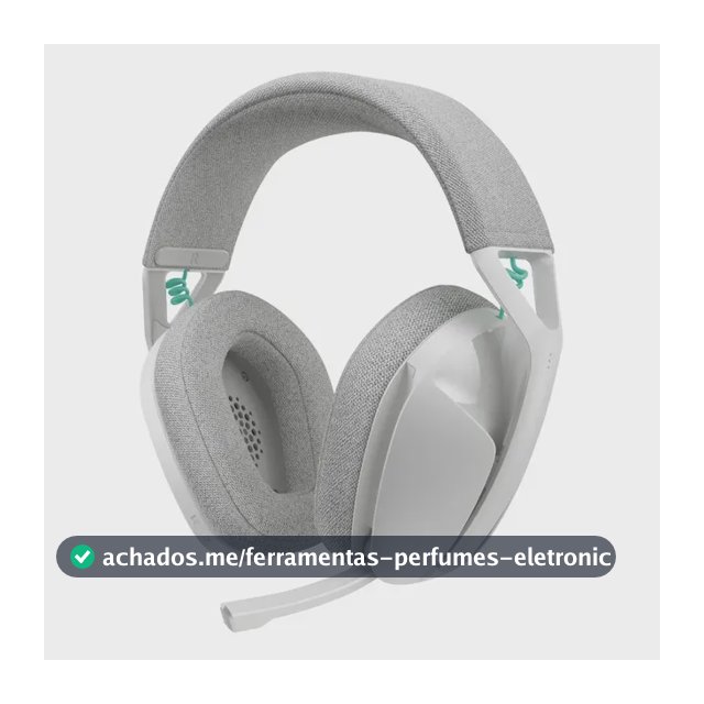 Headset Gamer Sem Fio Logitech G321 LIGHTSPEED/Bluetooth, bateria durável, Compatível com PC/PS4/PS5/Nintendo Switch/Smartphone - Branco