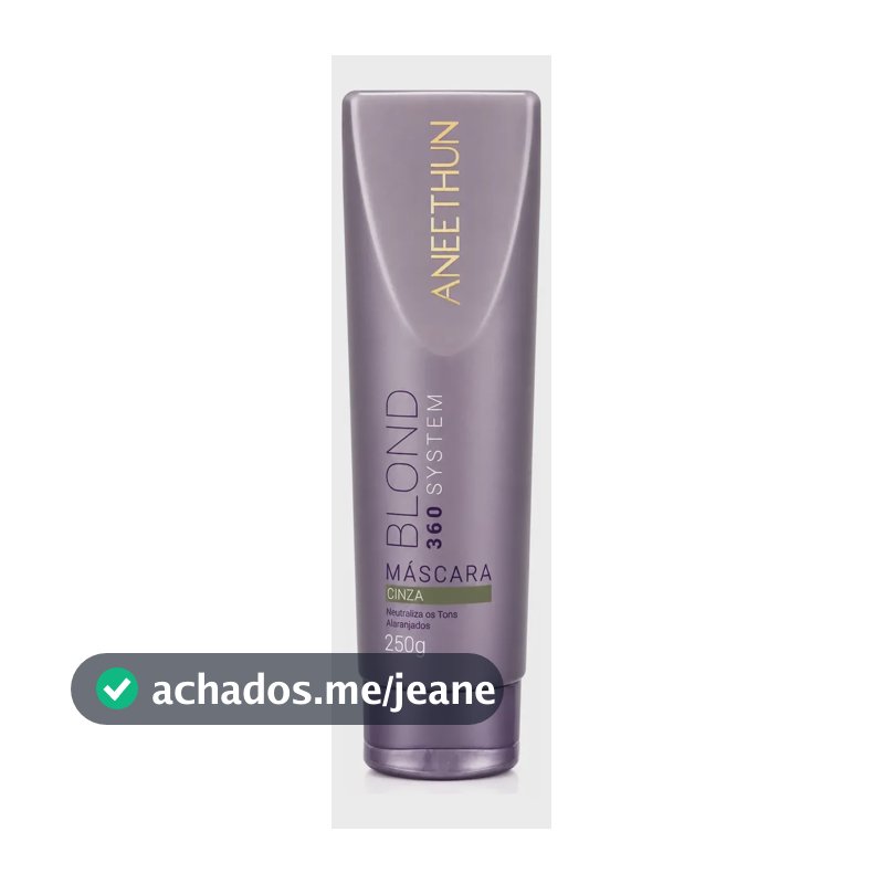 Aneethun Máscara Matizadora Cinza Blond System 250g