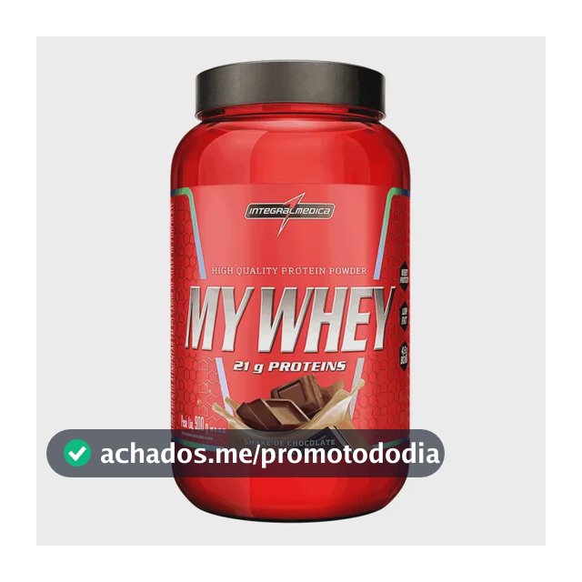 My Whey Protein Proteína  900g Ganho Massa - Integralmedica
