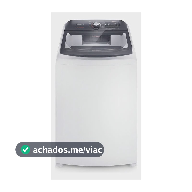 Máquina de Lavar 15kg Electrolux Premium Care com Cesto Inox, Jet&Clean e Time Control LEC15