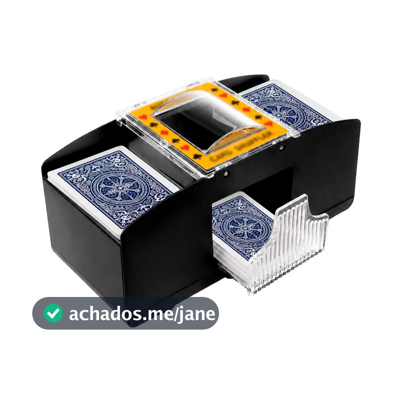 Embaralhador Automático Cartas Baralho Jogos De Mesa