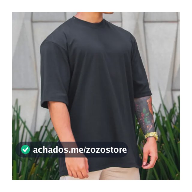 Camiseta Oversized Masculina Lisa Malhão 100% Algodão