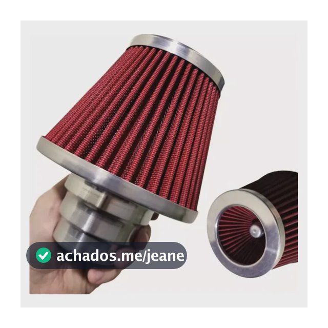 Filtro De Ar Esportivo Duplo Fluxo 3 Medidas