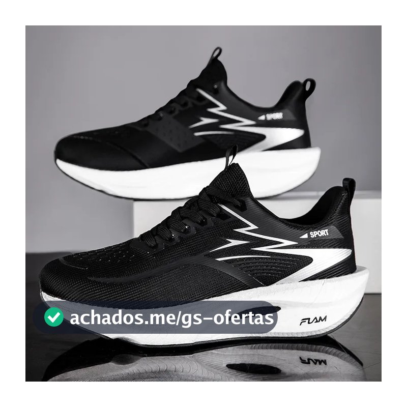Tênis De Corrida Fly-flame 3.0 Com Placa De Fibra De Black 42