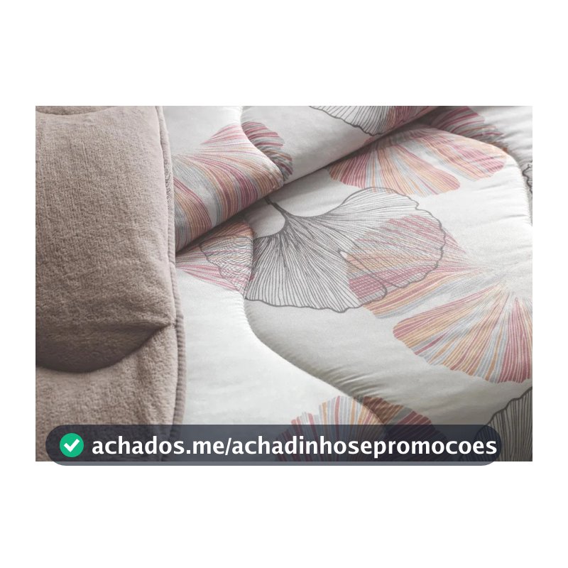 Coberdrom Edredom Grosso Dupla Face Blend Comfort Casal Altenburg