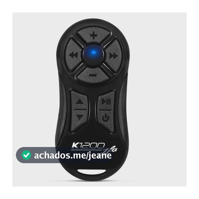 Controle Longa Distância Universal JFA K1200 Preto 1200m 8 Botões