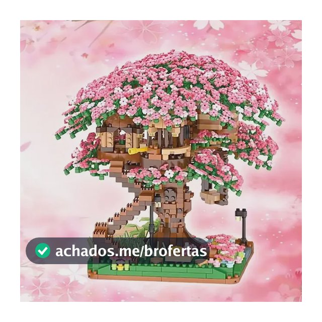 Blocos 2008pcs De Construção Flor De Cerejeira Sakura Árvore Flor De Cerejeira