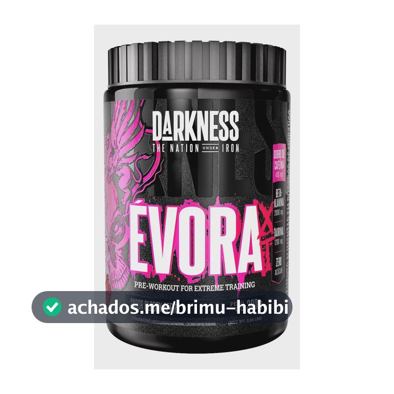Suplemento Évora Xt Pré Treino Bloody Berry 300g Darkness Bloody Berry