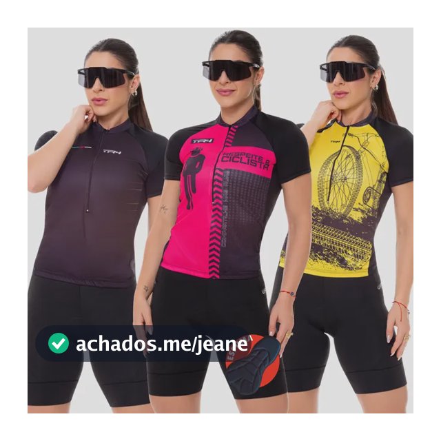 Kit Feminino Camisa Bike E Short Ciclismo Roupa Pedal Pro