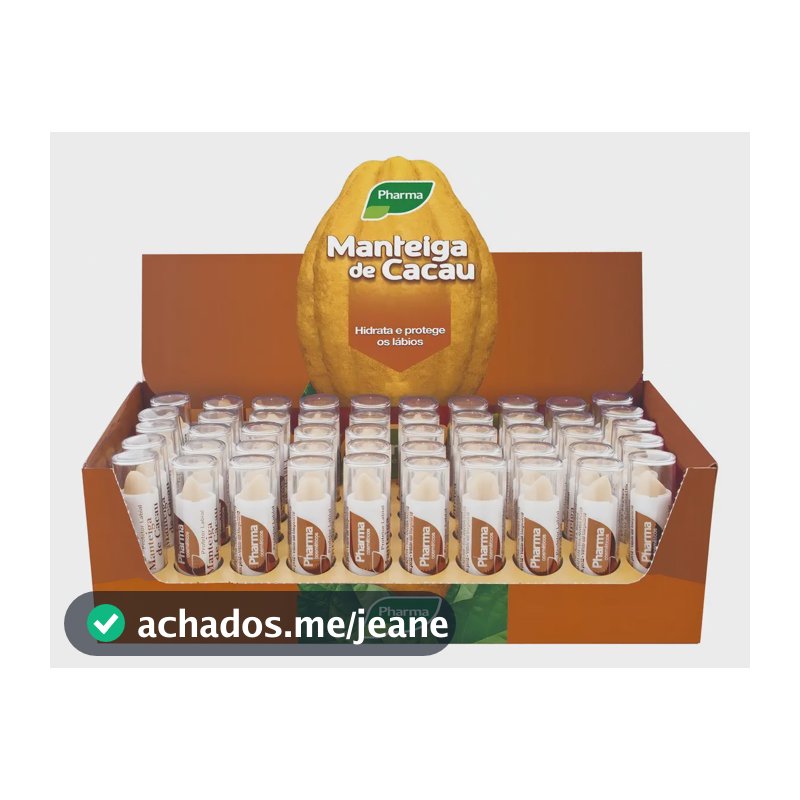 Manteiga De Cacau Tradicional Caixa Com 50 Unidades - Pharma