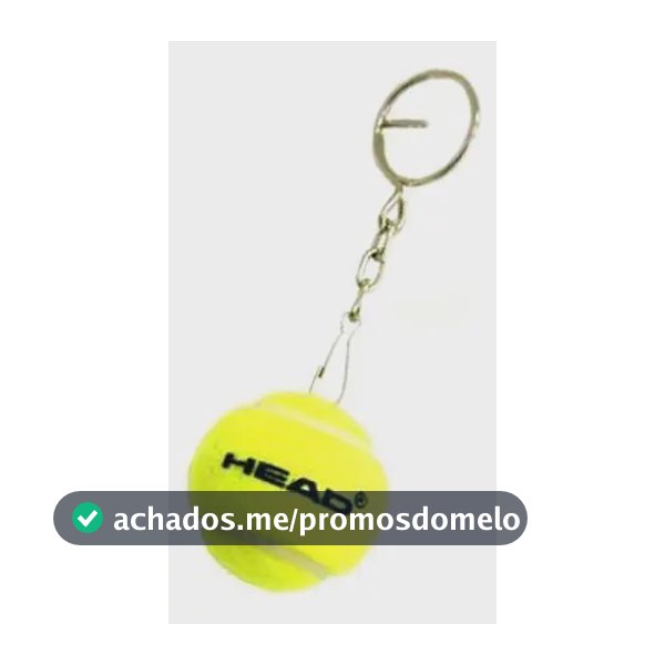 Chaveiro Head Mini Bola De Tênis Amarelo
