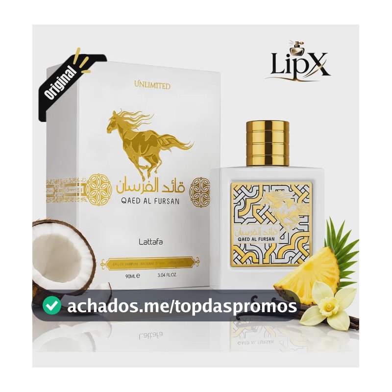 Perfume Árabe Qaed Al Fursan Unlimited Edp 90ml