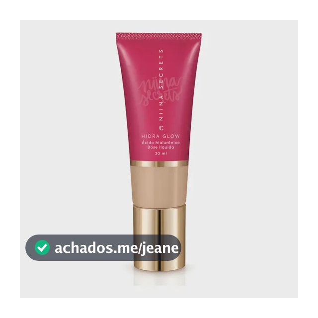 Base Liquida Hidra Glow 30ml - Niina Secrets - Base Liquida